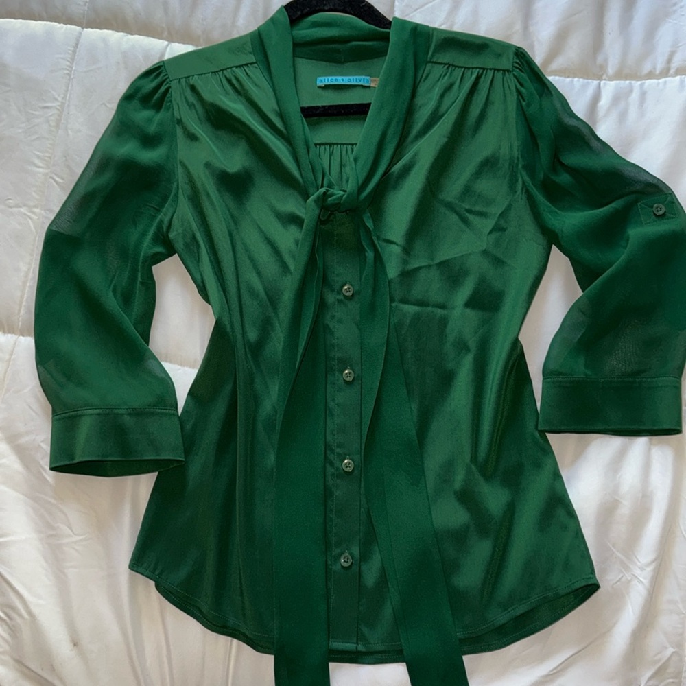 Alice + Olivia Silk Blouse